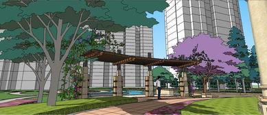 精品游園景觀廣場(chǎng)公園景觀su模型設(shè)計(jì)素材 植物景觀模型大全 18406364