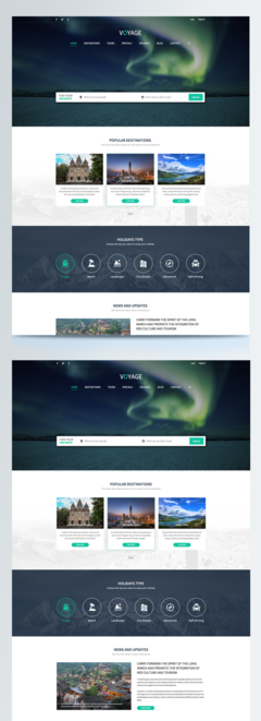 高效啟航 免費下載1920像素PSD企業網站模板（編號19665445）